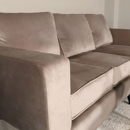 Hoekbank Venna 200cm champagne velvet