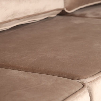 Hoekbank Hilde 270cm taupe velvet rechts