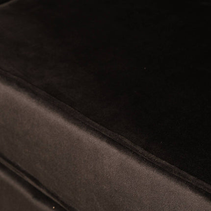 Hoekbank Hilde 270cm velvet zwart links