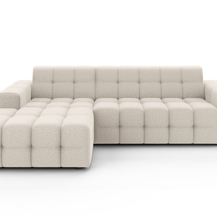 Hoekbank Kora 264cm gebroken wit chenille links