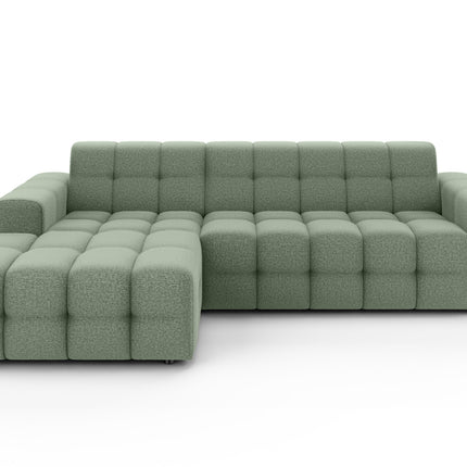 Hoekbank Kora 264cm groen chenille links