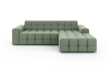 Hoekbank Kora 264cm groen chenille rechts
