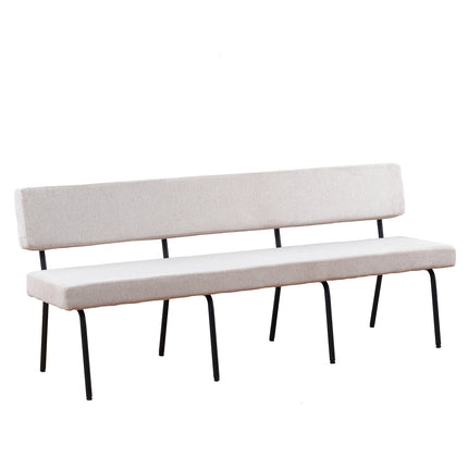 Eetkamerbank Wendy 200cm zand stof