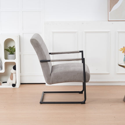Fauteuil Merlijn grijs chenille
