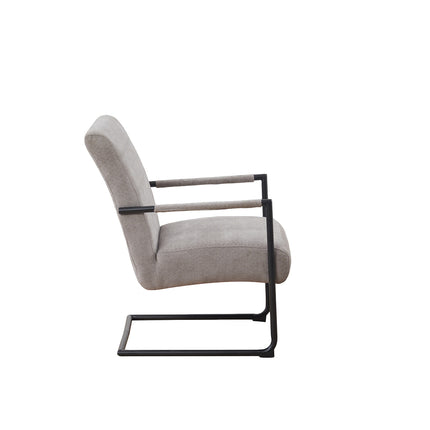 Fauteuil Merlijn grijs chenille