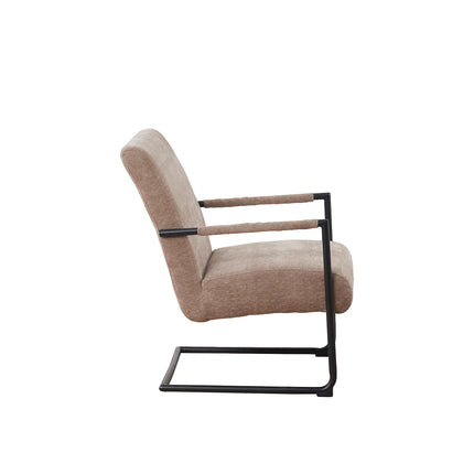 Fauteuil Merlijn bruin chenille