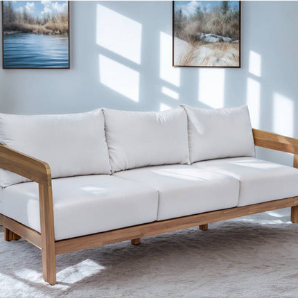 Tuinbank Bruno beige acaciahout 210cm