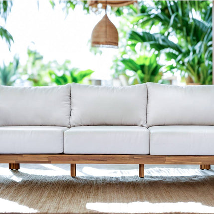 Tuinbank Bruno beige acaciahout 210cm