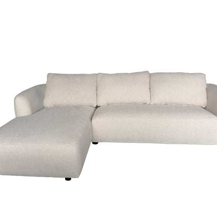 Hoekbank Hudson 280cm chenille beige links