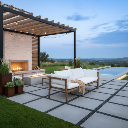 Tuinbank Xandra beige acaciahout 169cm