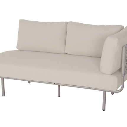 Loungebank tuin Palma beige aluminium 270cm