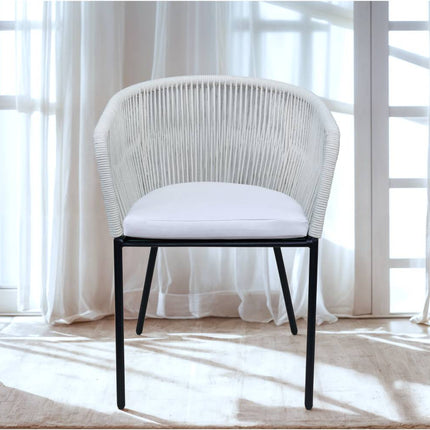 Tuinstoel beige acaciahout Barco