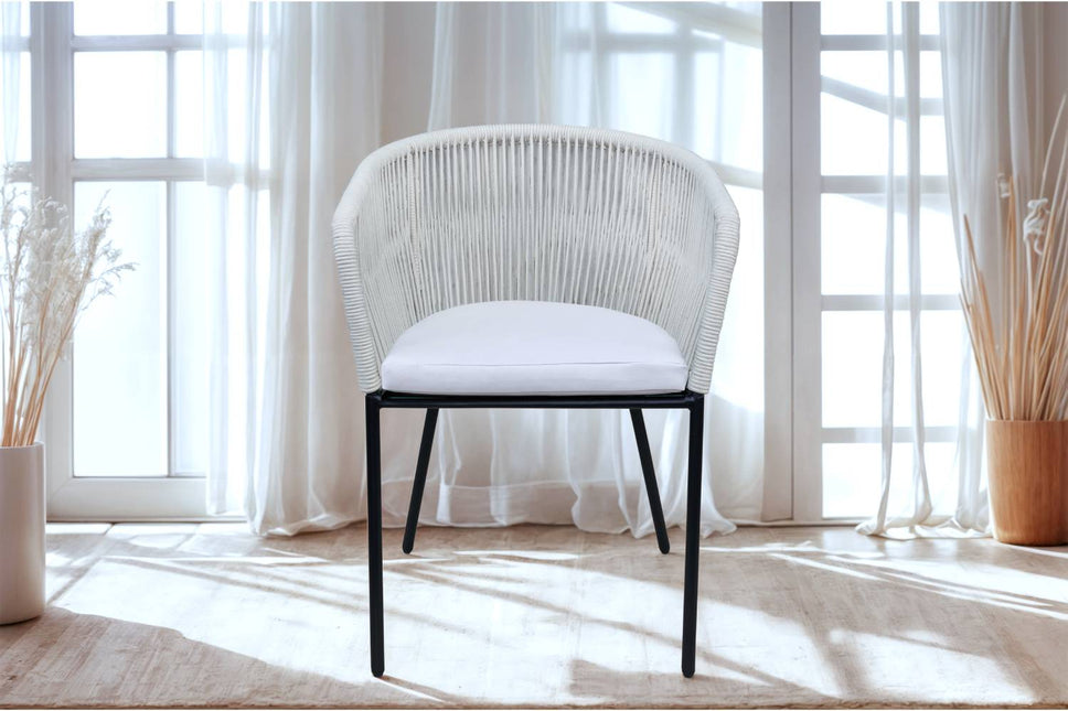 Tuinstoel beige acaciahout Barco