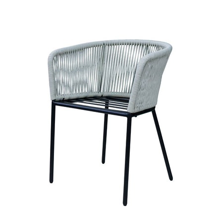 Tuinstoel beige acaciahout Barco