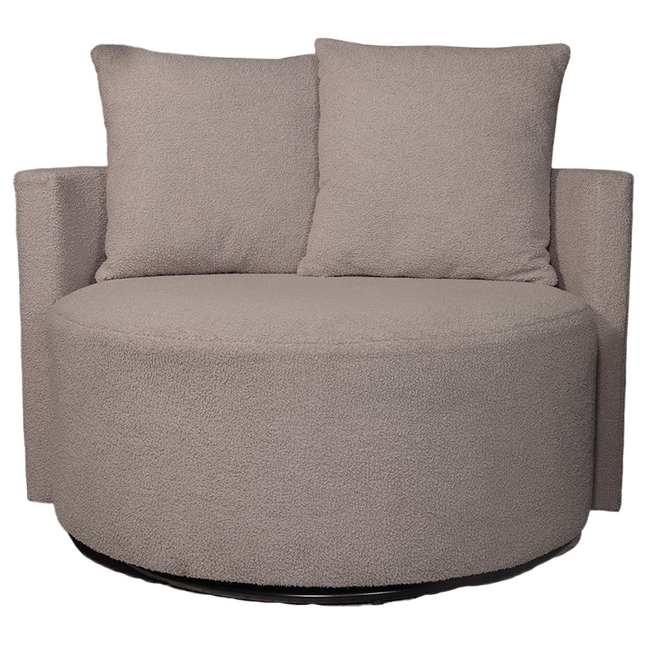 Loveseat draaibaar teddy grijs