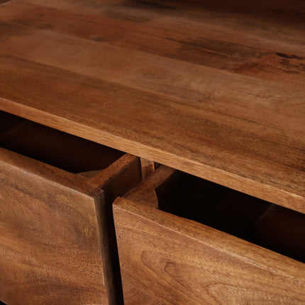 Mangohout kast 150cm bruin Dexie