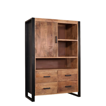 Mangohout kast 150cm bruin Dexie