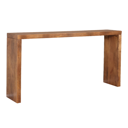 Bijzettafel 150cm mangohout Randy bruin