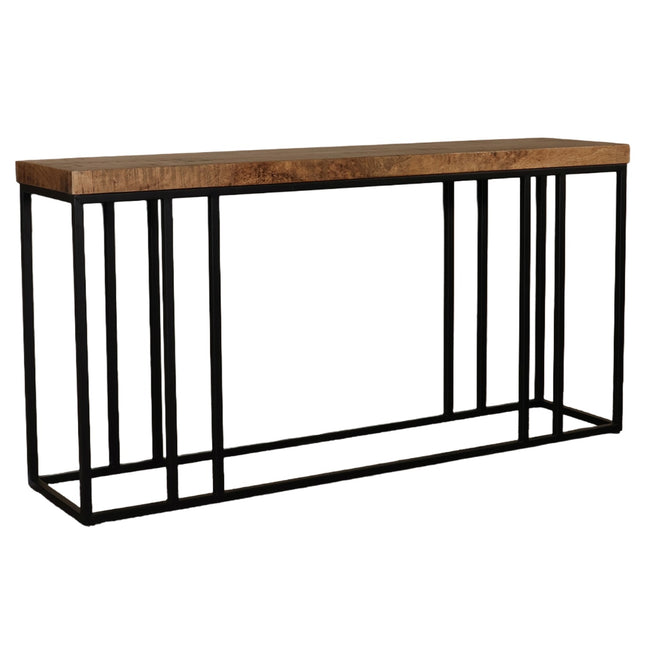 Bijzettafel 180cm mangohout Don bruin