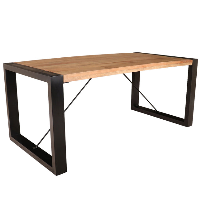 Eettafel Jonas rechthoekig 180cm lichtbruin mangohout