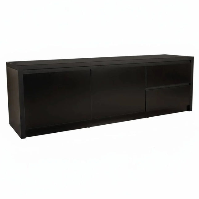 Tv meubel zwart melamine 160cm Cassie