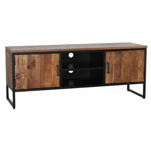 Tv meubel bruin mangohout 130cm Liv