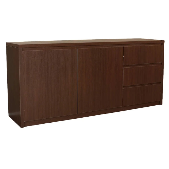 Dressoir melamine walnoot 180cm Cassie