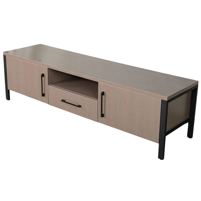 Tv meubel walnoot melamine 170cm Bente
