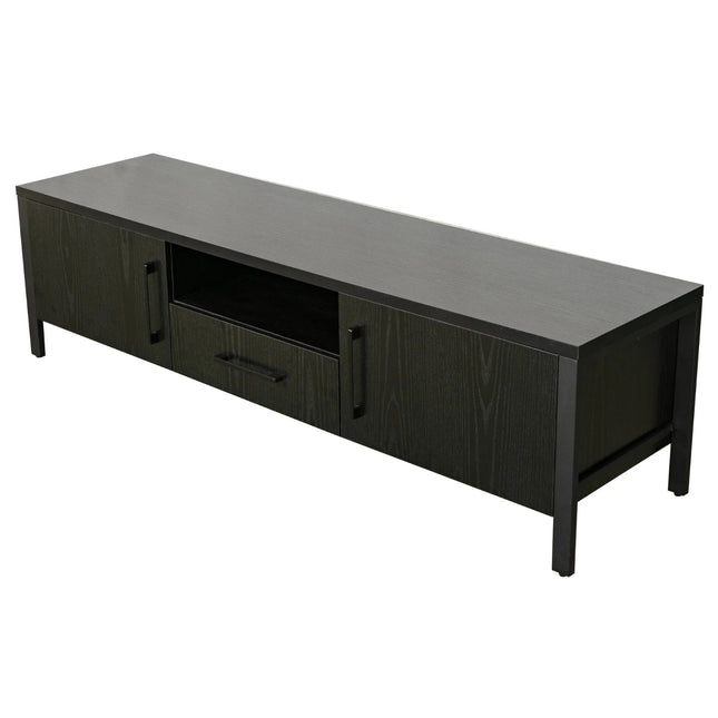 Tv meubel zwart melamine 170cm Bente