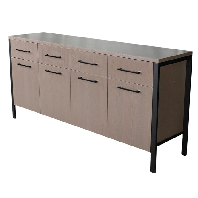 Dressoir melamine walnoot 180cm Alex
