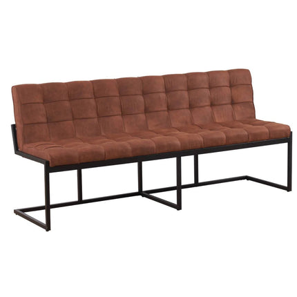 Eetkamerbank Vito 200cm cognac microvezel
