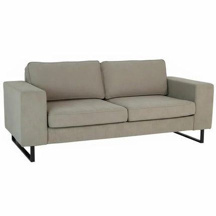 Zitbank taupe ribstof 225cm Zora