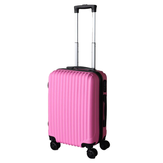 Handbagage koffer 55cm roze