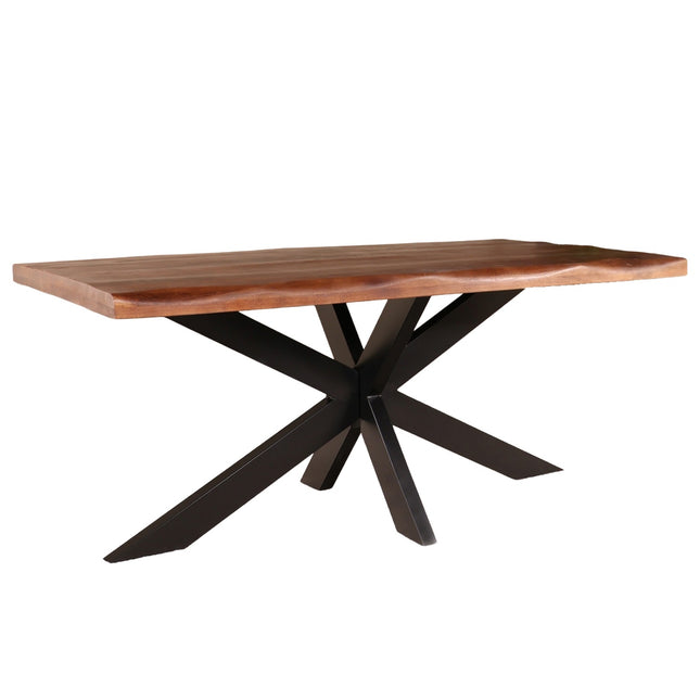 Eettafel Indiana mangohout boomstam 180cm