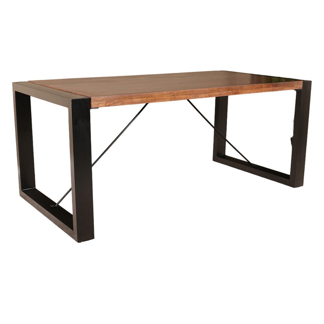 Eettafel Jonas rechthoekig 180cm bruin mangohout