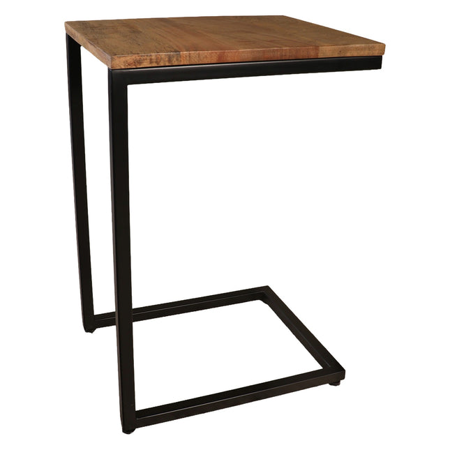 Bijzettafel Jerry 55cm lichtbruin mangohout