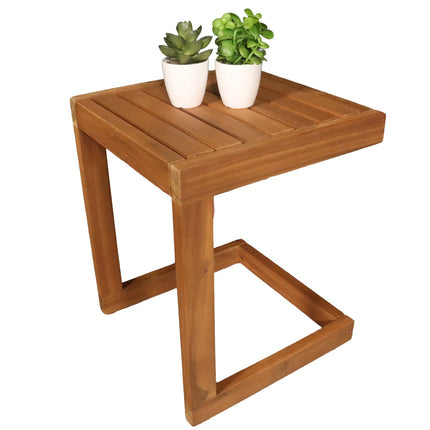 Bijzettafel tuin Jenny bruin acaciahout