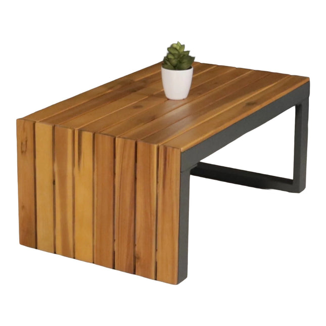 Loungetafel tuin acaciahout aluminium Darcio