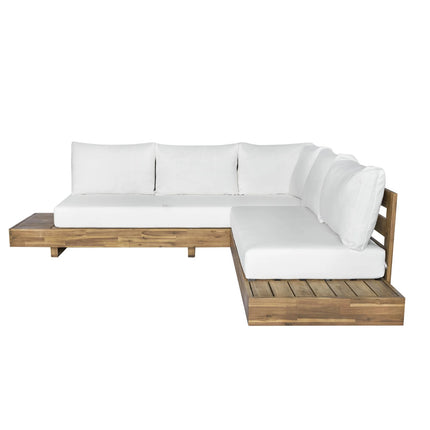 Loungebank tuin Charlie wit acaciahout 230cm