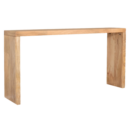 Bijzettafel 150cm mangohout Randy lichtbruin