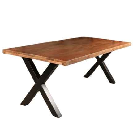 Eettafel Zeno rechthoekig 200cm bruin mangohout