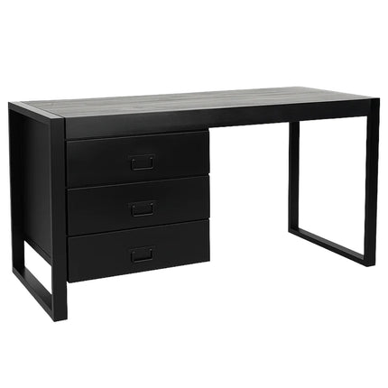 Bureau Noah 145cm zwart mangohout