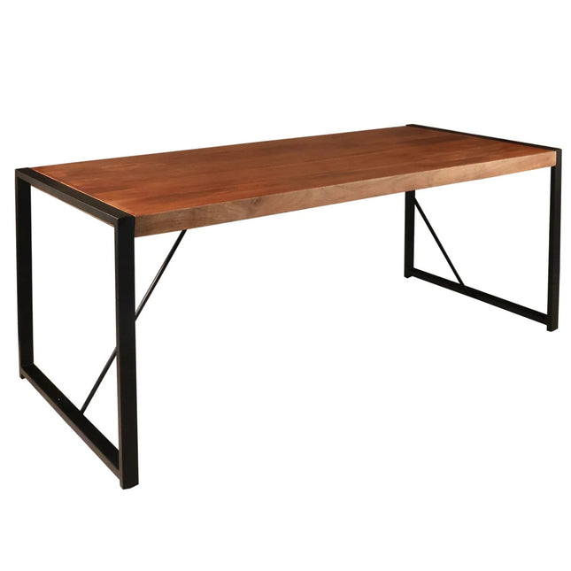 Eettafel Flora rechthoekig 200cm bruin mangohout