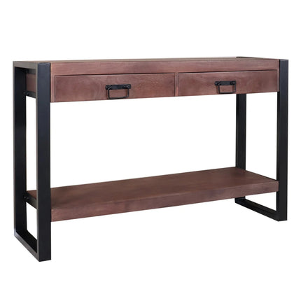 Bijzettafel 120cm mangohout Vera walnoot