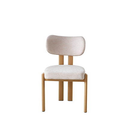 Eetkamerstoel Japandi beige Naomi lichtbruin