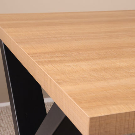 Eettafel Reef rechthoekig 180cm lichtbruin melamine