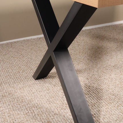 Eettafel Reef rechthoekig 180cm lichtbruin melamine