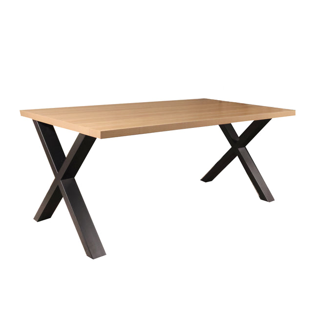 Eettafel Reef rechthoekig 200cm lichtbruin melamine