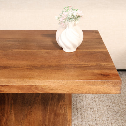 Salontafel 85cm mangohout Tori bruin