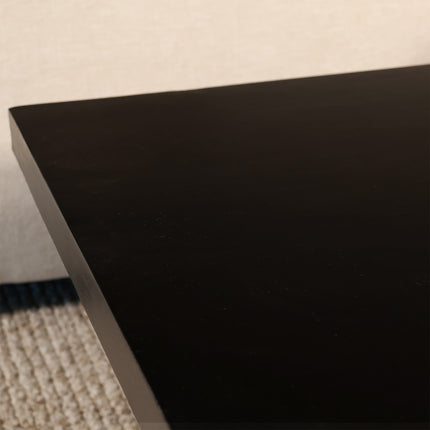 Salontafel 85cm mangohout Tori zwart